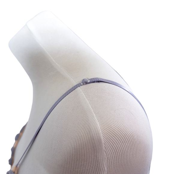 Elliatt Tingle Chemical Lace Sleeveless Midi Dress in Lilac Blue Nude Medium - Picture 10 of 15